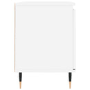 tv-bord 104x35x50 cm konstrueret træ hvid