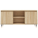 tv-bord 104x35x50 cm konstrueret træ sonoma-eg