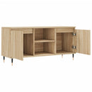 tv-bord 104x35x50 cm konstrueret træ sonoma-eg