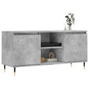 tv-bord 104x35x50 cm konstrueret træ betongrå