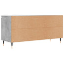 tv-bord 104x35x50 cm konstrueret træ betongrå
