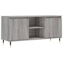 tv-bord 104x35x50 cm konstrueret træ grå sonoma-eg