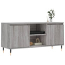 tv-bord 104x35x50 cm konstrueret træ grå sonoma-eg