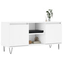 tv-bord 104x35x50 cm konstrueret træ hvid