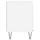 tv-bord 104x35x50 cm konstrueret træ hvid