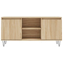 tv-bord 104x35x50 cm konstrueret træ sonoma-eg