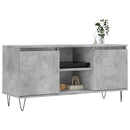 tv-bord 104x35x50 cm konstrueret træ betongrå