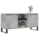 tv-bord 104x35x50 cm konstrueret træ betongrå
