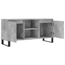tv-bord 104x35x50 cm konstrueret træ betongrå