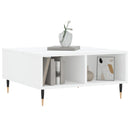 sofabord 60x60x30 cm konstrueret træ hvid