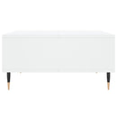 sofabord 60x60x30 cm konstrueret træ hvid
