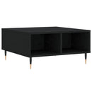 sofabord 60x60x30 cm konstrueret træ sort