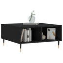 sofabord 60x60x30 cm konstrueret træ sort