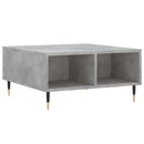 sofabord 60x60x30 cm konstrueret træ betongrå