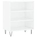 skænk 57x35x70 cm konstrueret træ hvid højglans