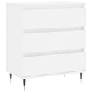 skænk 60x35x70 cm konstrueret træ hvid
