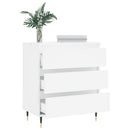 skænk 60x35x70 cm konstrueret træ hvid