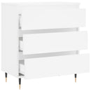 skænk 60x35x70 cm konstrueret træ hvid