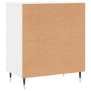skænk 60x35x70 cm konstrueret træ hvid