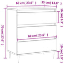 skænk 60x35x70 cm konstrueret træ sonoma-eg