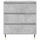 skænk 60x35x70 cm konstrueret træ betongrå