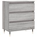 skænk 60x35x70 cm konstrueret træ grå sonoma-eg