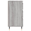skænk 60x35x70 cm konstrueret træ grå sonoma-eg