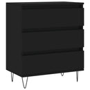 skænk 60x35x70 cm konstrueret træ sort
