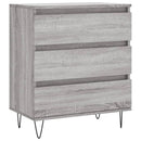skænk 60x35x70 cm konstrueret træ grå sonoma-eg