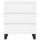 skænk 60x35x70 cm konstrueret træ hvid