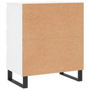 skænk 60x35x70 cm konstrueret træ hvid