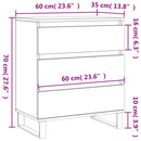 skænk 60x35x70 cm konstrueret træ betongrå