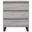 skænk 60x35x70 cm konstrueret træ grå sonoma-eg
