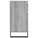 skænk 60x35x70 cm konstrueret træ grå sonoma-eg