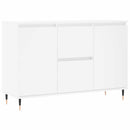 skænk 101,5x35x70 cm konstrueret træ hvid