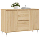 skænk 101,5x35x70 cm konstrueret træ sonoma-eg