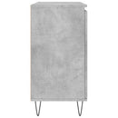 skænk 101,5x35x70 cm konstrueret træ betongrå