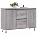 skænk 101,5x35x70 cm konstrueret træ grå sonoma-eg