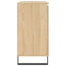skænk 101,5x35x70 cm konstrueret træ sonoma-eg