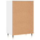 skab 57x35x90 cm konstrueret træ hvid
