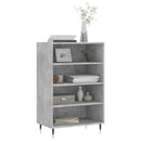 skab 57x35x90 cm konstrueret træ betongrå