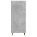 skab 57x35x90 cm konstrueret træ betongrå