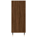 skab 57x35x90 cm konstrueret træ brunt egetræ