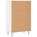 skab 57x35x90 cm konstrueret træ hvid