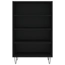 skab 57x35x90 cm konstrueret træ sort