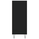 skab 57x35x90 cm konstrueret træ sort