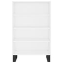 skab 57x35x90 cm konstrueret træ hvid