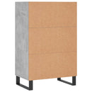 skab 57x35x90 cm konstrueret træ betongrå