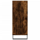 skab 57x35x90 cm konstrueret træ røget egetræ