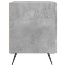 sengebord 40x35x47,5 cm konstrueret træ betongrå